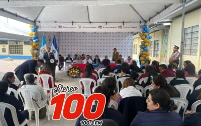 Colocan primera piedra de mejoramiento y ampliación de escuelas