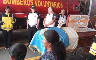 Homenaje póstumo a bombero voluntario