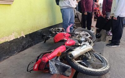 Accidente en la zona 1 de Quetzaltenango deja un herido