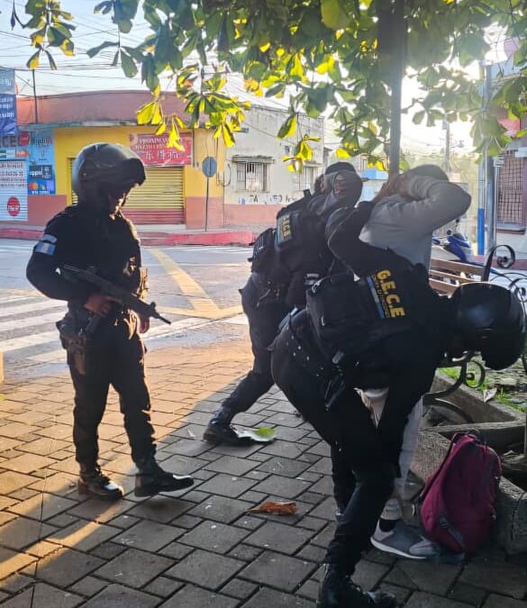 Agentes contra extorsiones desarrollan operativo en Quetzaltenango