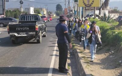 Cierre de calle en zona 6 de Quetzaltenango por jornada de limpieza