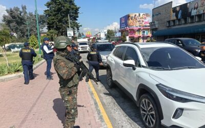 MP, PNC y Ejército desarrollan operativos en Quetzaltenango