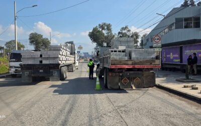 Operativo en la avenida Las Américas de Xela