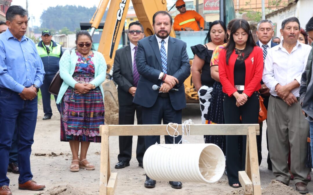 Inician en Xela proyecto de alcantarillado por más de Q55 millones