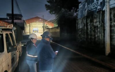 Inspección y verificación de alumbrado público