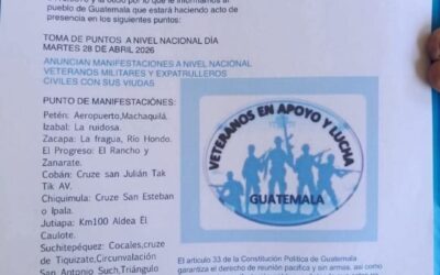 Veteranos militares y ex-PAC anuncian bloqueos indefinidos en puntos estratégicos de Guatemala