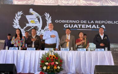 Presidente Bernardo Arévalo desarrolla gira de trabajo en Totonicapán