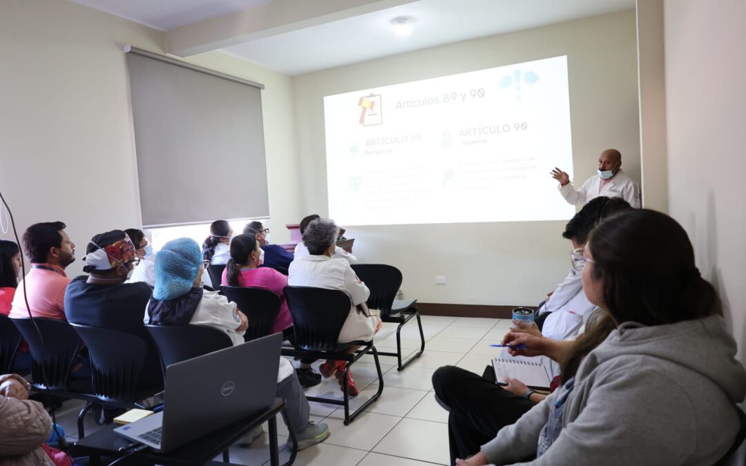 Capacitación sobre calidad en el nivel hospitalario