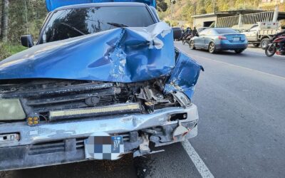 Accidente en Chotacaj deja un herido; fue trasladado al hospital