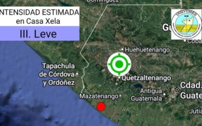 Sismo es sensible en el suroccidente del país; INSIVUMEH reporta múltiples eventos