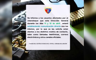 Confirman ciberataque a DIGECAM; extracción de datos tras 13 horas de vulneración