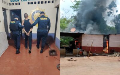 Señalado de incendiar vivienda de su conviviente