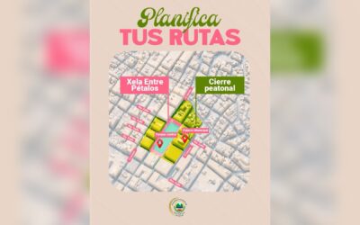 PMTQ anuncia cierres viales este domingo por festival “Xela entre Pétalos”