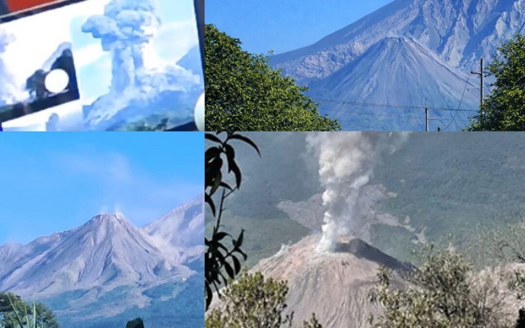 INSIVUMEH emite recomendaciones por actividad del volcán Santiaguito