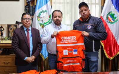 Fortalecen sistema de prevención de desastres en Quetzaltenango