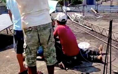 Hombre fallece tras caer de antena de internet en Retalhuleu.