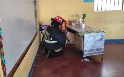 Evacúan escuela en Sanarate por enjambre de abejas bajo escritorio