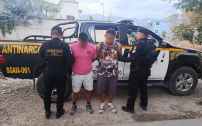Capturan en Huehuetenango a dos hombres acusados de homicidio en grado de tentativa y detenciones ilegales