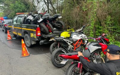 PNC reporta más de 880 motos consignadas en los primeros tres días de mayo