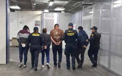 PNC arresta a cuatro presuntos asaltabuses