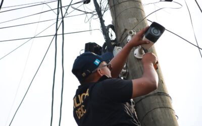 Policía retira cámaras usadas por pandilleros