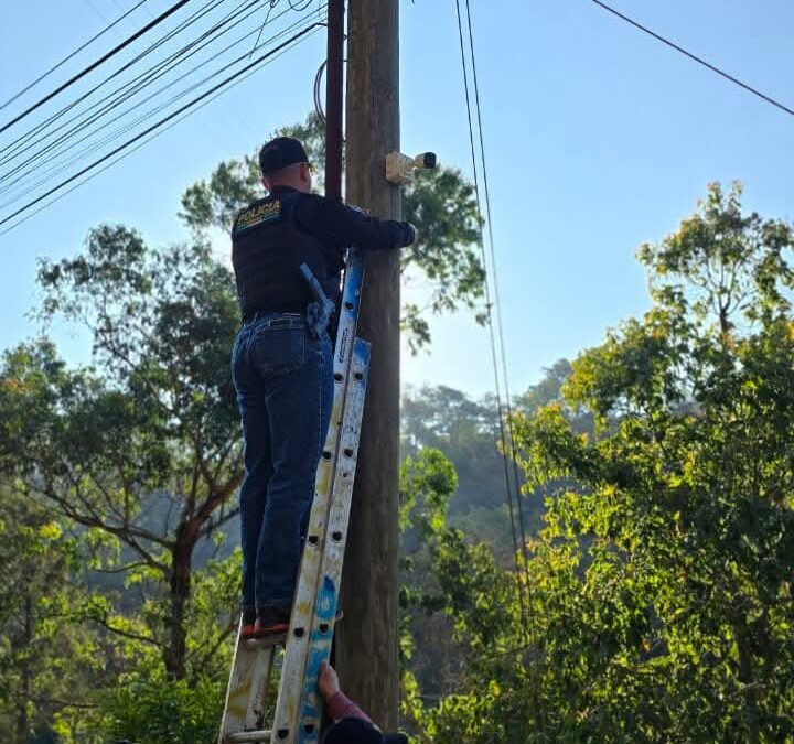 PNC retira cámaras utilizadas por pandilleros