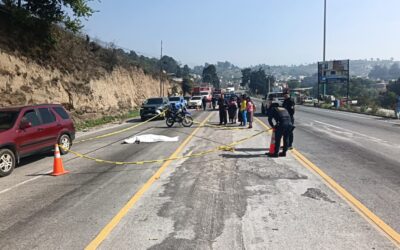 Joven, quien laboraba en el Centro Histórico de Xela, muere arrollada en Cantel