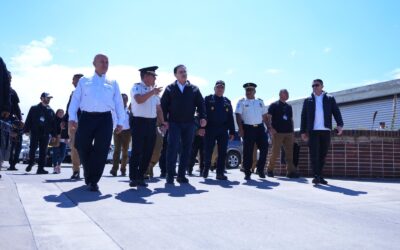 Ministro de Gobernación y Director de PNC supervisan Comisaría en Quetzaltenango