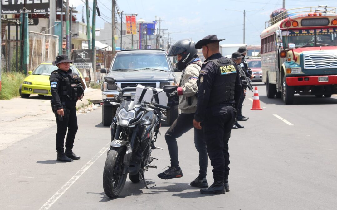 PNC mantiene operativos de seguridad y prevención