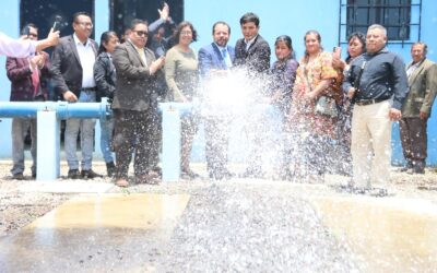 Más de mil vecinos de Chitux ya cuentan con agua potable