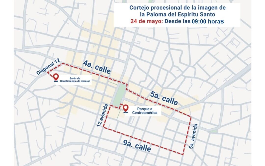 Cierres viales por paso de cortejo procesional