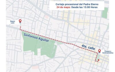 Anuncian cierres por paso de profesión del Padre Eterno