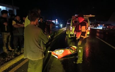 Peatón muere atropellado en el km 128 de la Interamericana, Sololá.