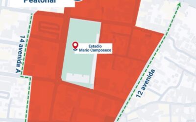 Anuncian cierres viales en alrededores del Estadio Mario Camposeco por la final de vuelta
