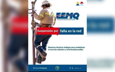 Sectores de Xela sin luz por falla en Circuito 5; EEMQ realiza reparaciones de emergencia