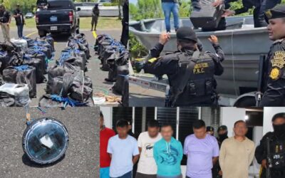 Interceptan lancha en el Pacífico con 1,500 kilos de cocaína provenientes de Ecuador