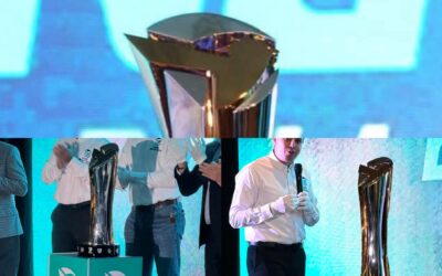 Presentan el nuevo trofeo que recibirá el campeón del torneo de la Liga Nacional