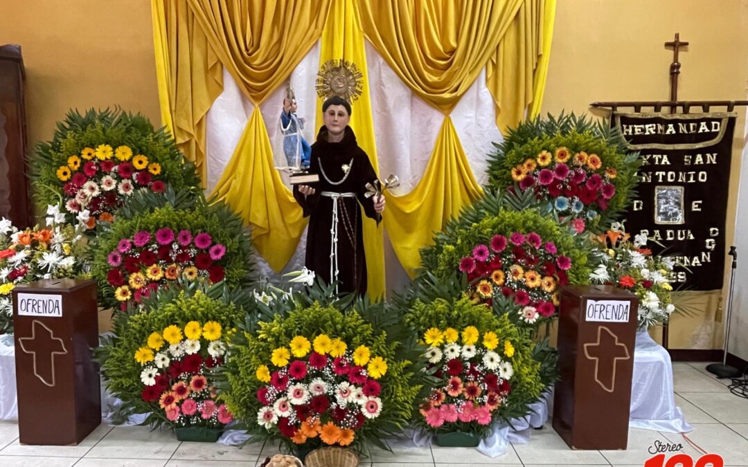 Barrio la Plazuela San Antonio celebra festividades en honor a San Antonio de Padua