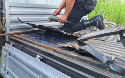 Autoridades inspeccionan camión abandonado con posibles sustancias ilícitas en Retalhuleu