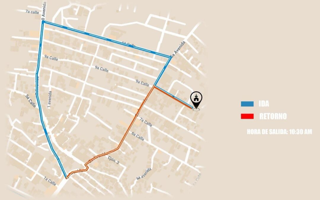 Anuncian cierres viales en zona 6 por cortejo procesional de San Juan Bautista