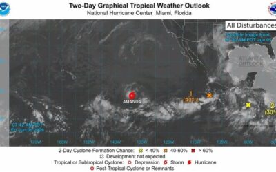Sistemas en el Pacífico intensificarán las lluvias en el país a partir de este domingo