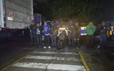 Capturan en Amatitlán a cuatro presuntos robacamiones