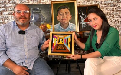 Artista plástico de Totonicapán destaca por innovar con técnicas modernas