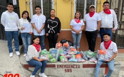 Estudiantes del Cunoc entregan ayuda humanitaria en hogar de protección de Quetzaltenango