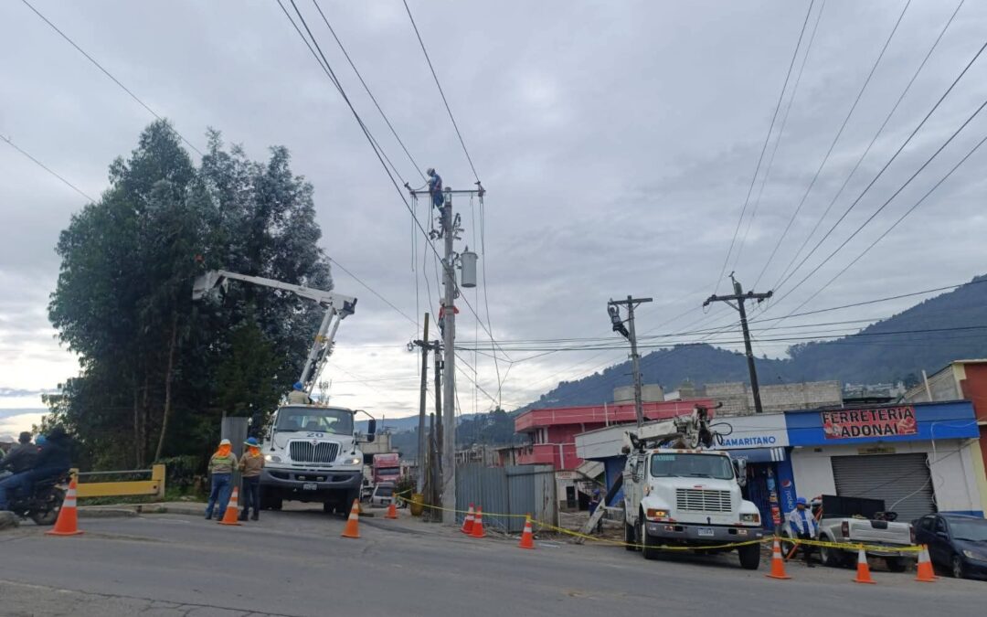 Se alarga suspensión de servicio de energía eléctrica en Xela
