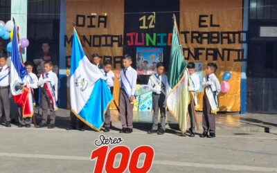 Escuela Francisco Muñoz promueve la erradicación del trabajo infantil en emotivo acto cívico