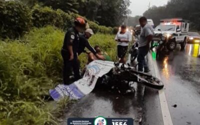 Identifican a motorista fallecido en accidente de tránsito en Patulul