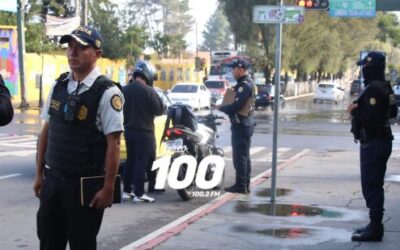 PNC implementa en Quetzaltenango el plan #SemáforoSeguro
