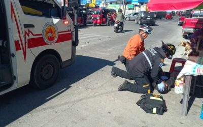 Hombre arrollado en San Cristóbal, Totonicapán