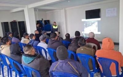 PMTQ desarrolla charla de educación vial en empresa